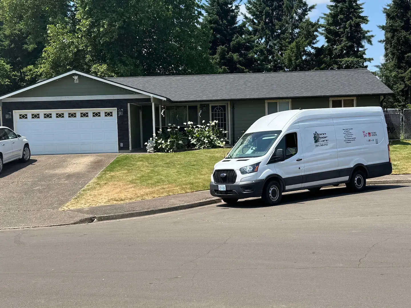 Professional roofing work by our local crew